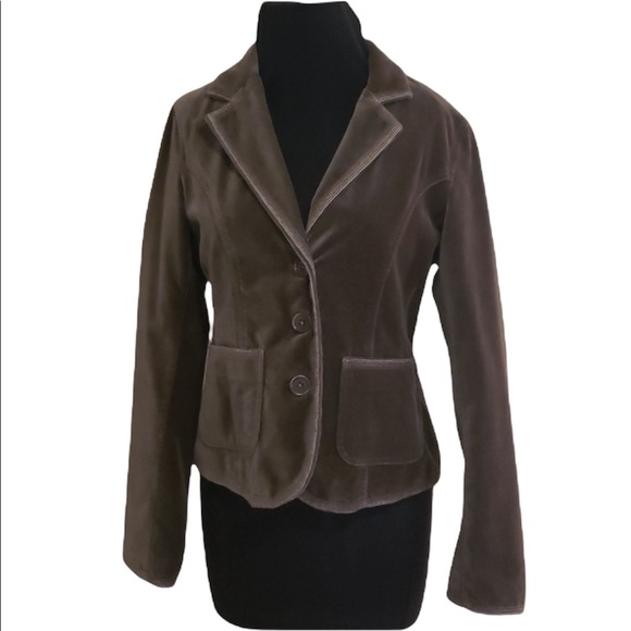 Boden Velvety Chocolate Brown Jacket Blazer 10 - Picture 3 of 11